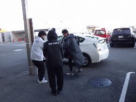 チャリティーランナーの送迎状況