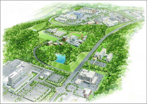 ひょうご小野産業団地の整備後の完成イメージ図