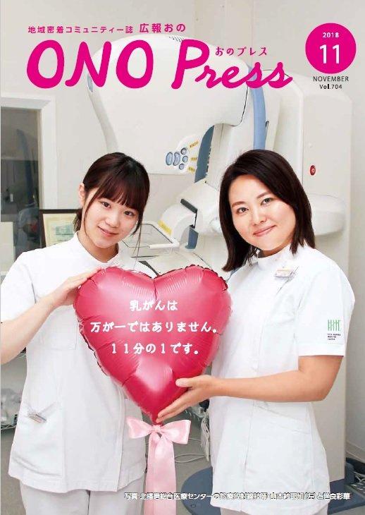 2018年11月 表紙