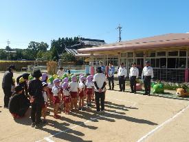 下東条中央保育園交通安全教室