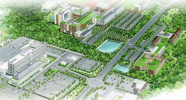 北播磨総合医療センターを核とした地方創生の完成イメージ
