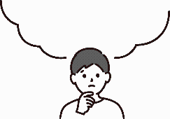 悩む男性の画像