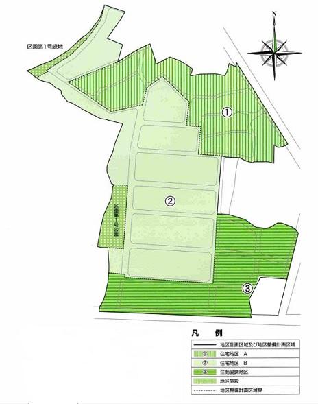 王子南地区計画位置図