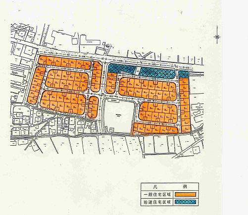 アメニティくろかわ地区計画位置図