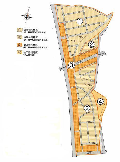 大島地区計画位置図
