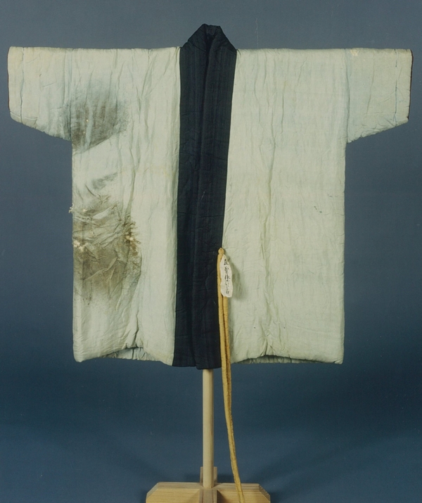 水浅葱平絹地具足下着