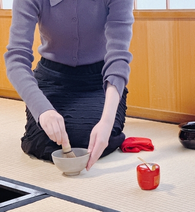 茶道教室のようす