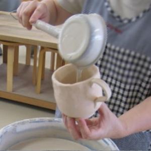 釉薬掛け