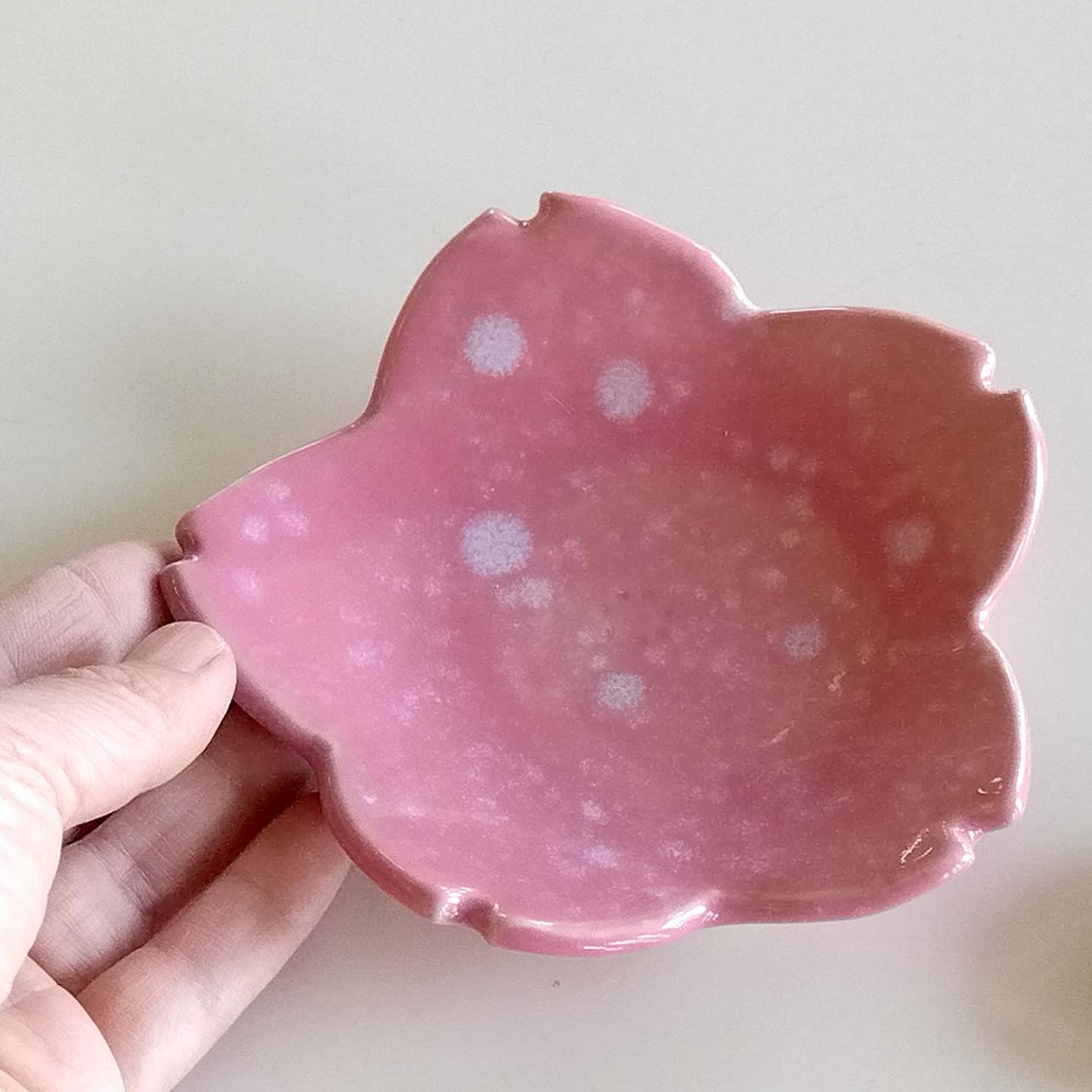 桜色のお皿