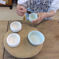 釉薬を掛ける