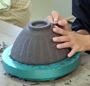 抹茶茶碗をつくる